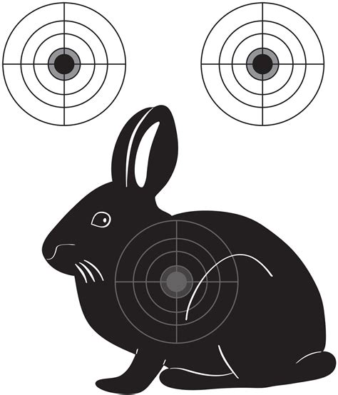 Распечатай и Стреляй!: Мишень заяц. Hare target.