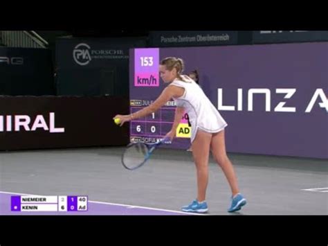 Sofia Kenin Vs Jule Niemeier Wta Live Tennis Coverage Linz Open