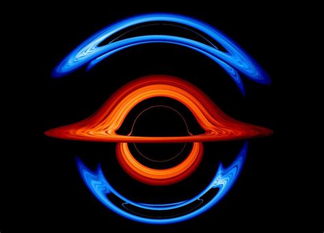 New Nasa Visualization Probes The Light Bending Dance Of Binary Black