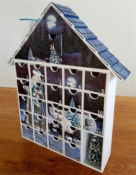 Santa S Sleigh Advent Calendar Decoupage A Gift That Keeps On Giving