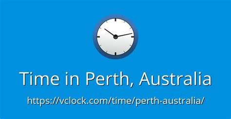 Time in Perth, Australia - vClock