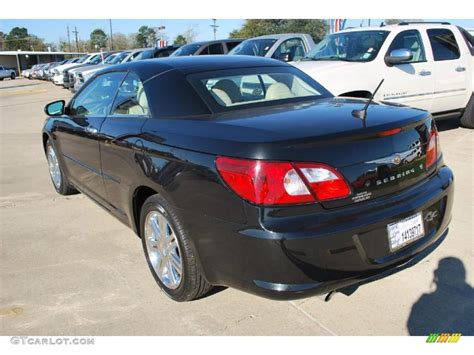 Brilliant Black Crystal Pearl 2008 Chrysler Sebring Limited Hardtop