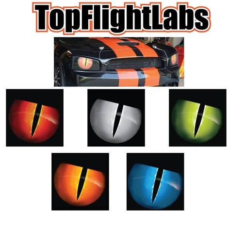 TopFlightLabs Mustang Snake Eyes Headlight Covers Mustang Pinterest