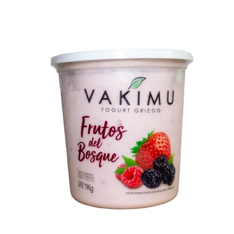 Yogurt Griego De Frutos Del Bosque Kg Vakimu Nuna Org Nica