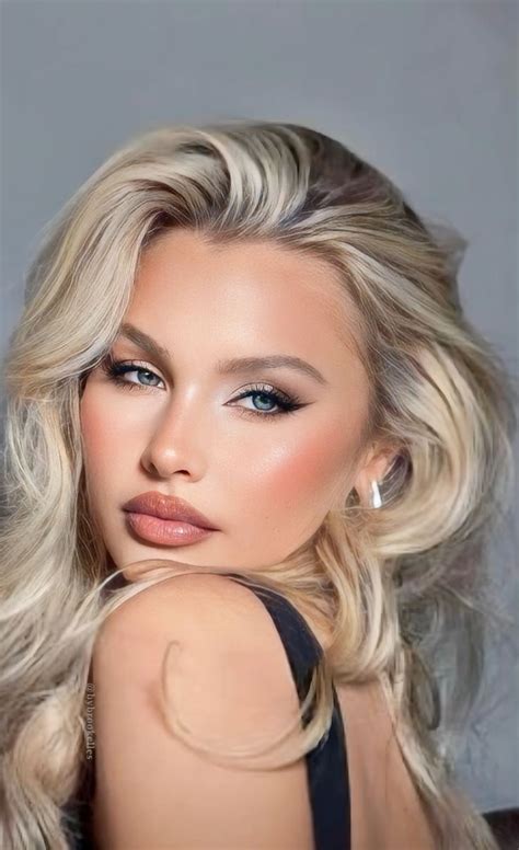 Brookelle Mckenzie In Blonde Hair Makeup Wedding Hair And Makeup Photoshoot Makeup