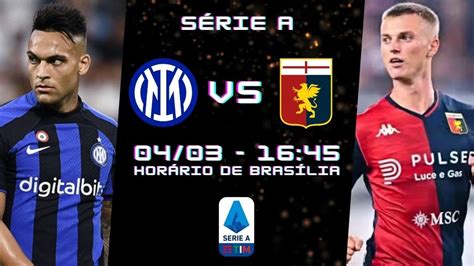 Inter De MilÃo X Genoa Ao Vivo NarraÇÃo 0403 SÉrie A Italia