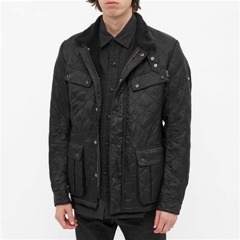 Barbour International Ariel Polarquilt Jacket Black End Europe