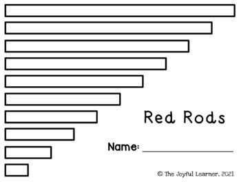 Printable Montessori Red Rods & Coloring Sheet by The Joyful Learner ...