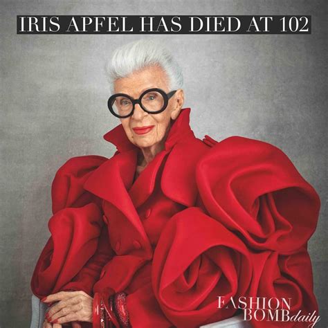 Iris Apfel Death Obituary Iconic Fashion Legend Passes Away At 102