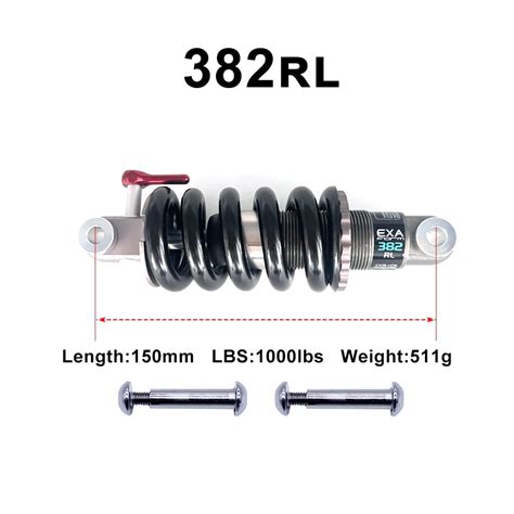 Ks Exa Form Rl Rear Shock Adjustable Suspension Spring Lockout Dual