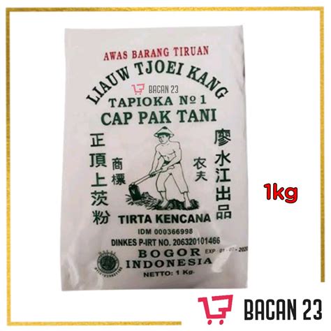 Jual Tapioka Liauw Tjoei Kang Cap Pak Tani Kg Tepung Tapioka