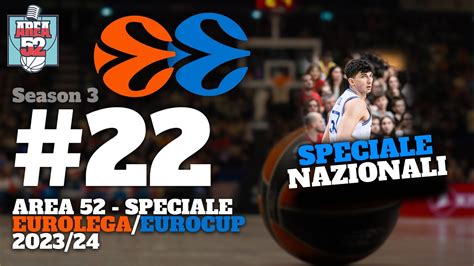 AREA 52 Speciale EUROLEGA EUROCUP 2023 24 22 Puntata YouTube