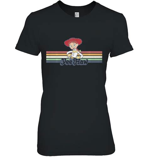 Pixar Toy Story Jessie Cowgirl Rainbow Stripe Yee Haw T-Shirts, Hoodies ...