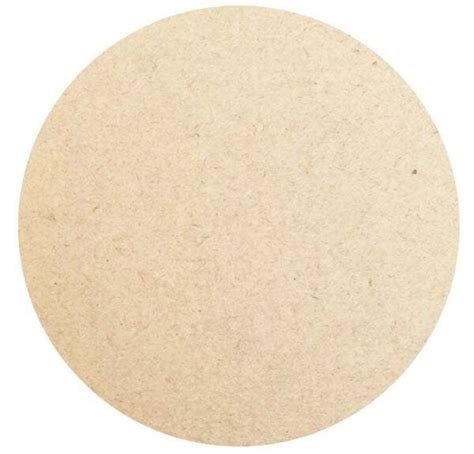 Kit 50 Sousplat Liso 30cm Mdf Cru Disco Supla Mdf Artesanato