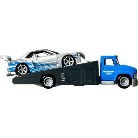 Комплект колички Hot Wheels Team Transport Premium LB ER Super Silhouette Nissan Skyline