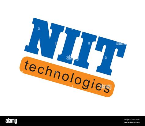 NIIT Technologies, rotated logo, white background B Stock Photo - Alamy