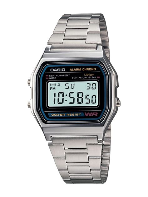 Casio Vintage Digital Grey Dial Unisex A-158WA-1Q ( D011 ) : Amazon.in ... 