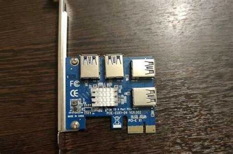 Разветвитель pci-e (хаб pci-e )(hub pci-e ) райзер | Festima.Ru ...