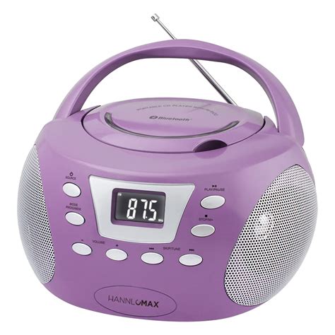 Amazon HANNLOMAX HX 332CD Portable CD Boombox PLL FM Radio