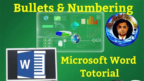 Bullets And Numbering In Ms Word How To Use Bullets And Numbering In