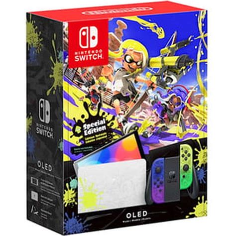 Buy Nintendo Switch OLED 64GB Neon Blue/Violet/Yellow/Green ...
