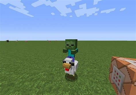 How to spawn a Chicken Jockey in Minecraft! (Vanilla)