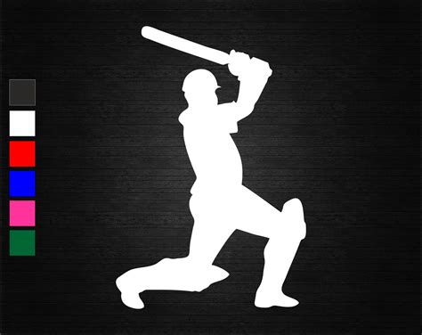 Cricket Sport Vinyl Decal Sticker Wall Door Window Car Van Etsy