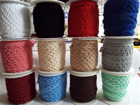 M Decorative Elastic Lace Stretch Trim Mm Wide For Sewing Lingerie Edge Ebay Uk