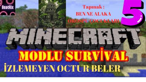 Korku Modlu Minecraft Bölüm 5 TAPINAKTA GIZLI MUMYA YA YÜKSELME