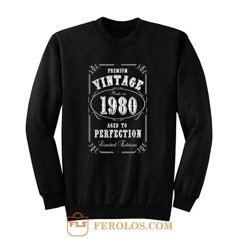 Vintage 1980 Sweatshirt | FEROLOS.COM