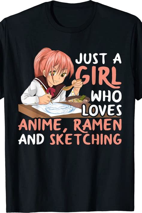 A Girl Who Loves Anime Ramen And Sketching