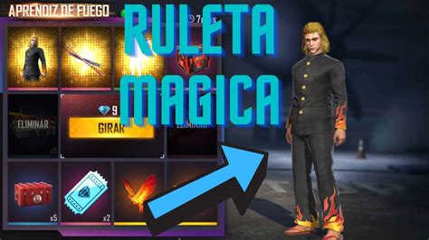 NUEVA RULETA MAGICA APRENDIZ DE FUEGO FREE FIRE Como Ganar Sala