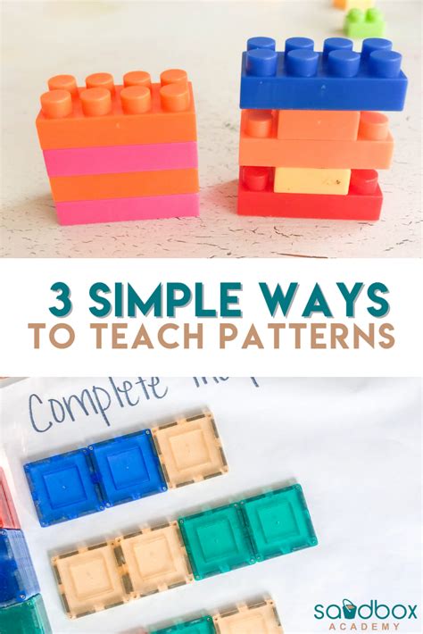 Why You Need To Teach Preschool Patterns Activities Sandbox Academy