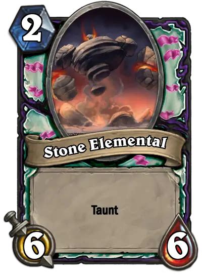 Hearthstone Elemental Sundering Therazane The Stonemother • Aipt