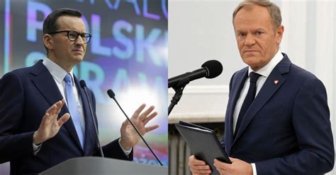 Rz D Donalda Tuska Czy Mateusza Morawieckiego Polacy Wskazali Sonda