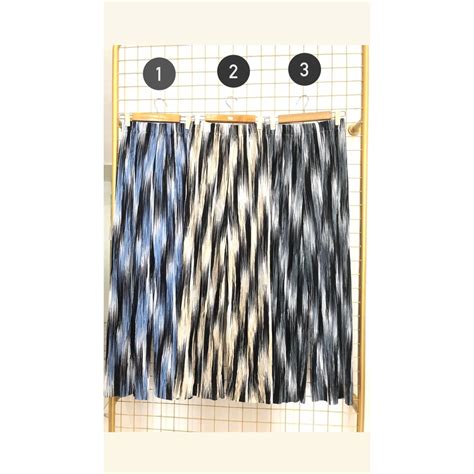 jual kulot abstrak kulot pleats highwaist kulot motif bangkok
