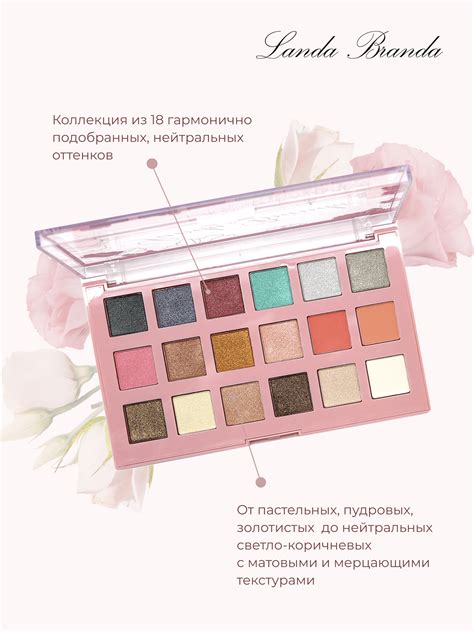 Landa Branda Палетка теней тонов Look Good Naked SEA breeze тон купить в интернет