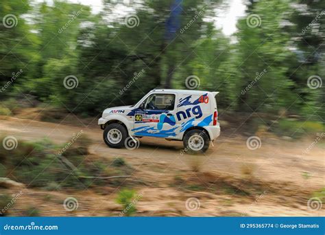 SUZUKI JIMNY - Rallying in Greece Editorial Stock Image - Image of ...
