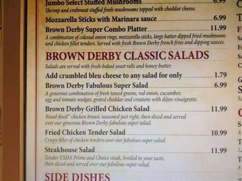 Menu at Girves Brown Derby pub & bar, Medina