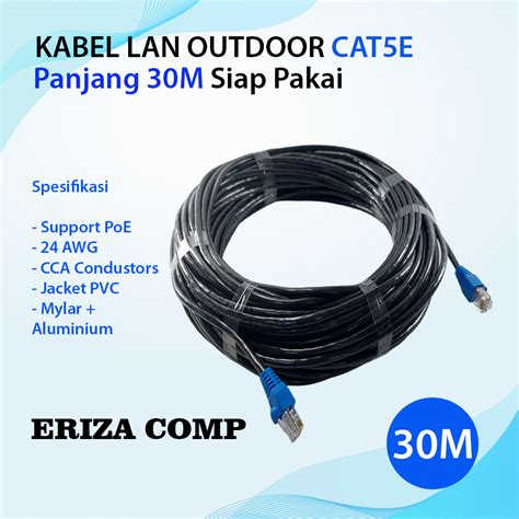 Jual Kabel LAN OUTDOOR 30Meter STP CAT5e FTP 30M Outdoor 30 Meter