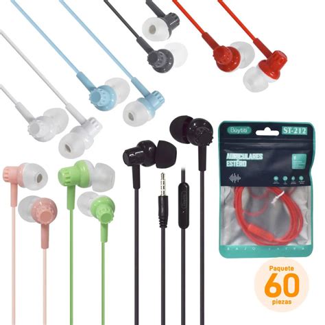Paquete de 10 audífonos manos libres - Buytiti - Distribuidor Mayorista