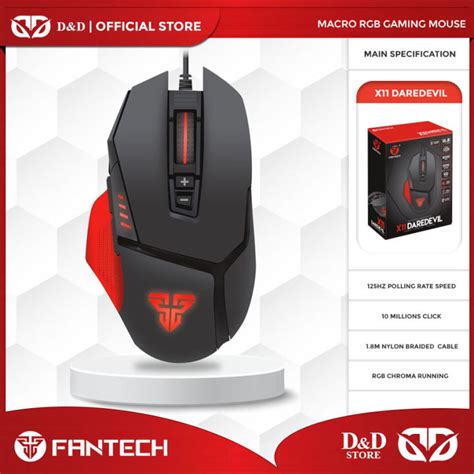 D D Fantech X11 Daredevil Macro RGB Gaming Mouse Lazada PH