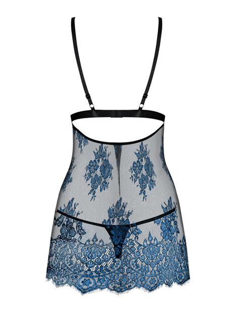 Obsessive Yassmyne Babydoll And Thong Set Belle Lingerie Obsessive Yassmyne Babydoll And