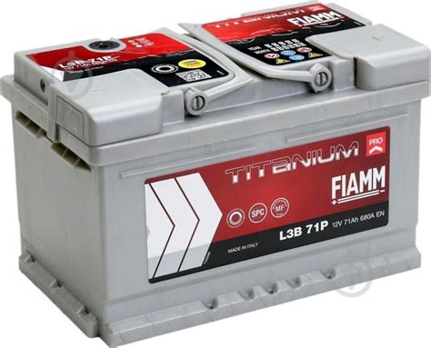 ᐉ Аккумулятор автомобильный Fiamm Titanium Pro 71Ah 680A 12V справа