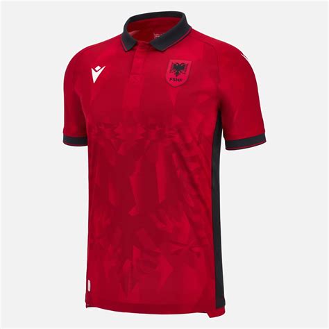 Albania National Team Fshf Adults Home Match Jersey Macron