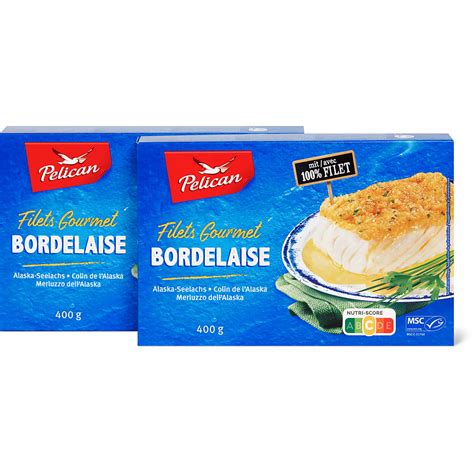 Pelican MSC Filets Gourmet Bordelaise Alaska Seelachs Migros