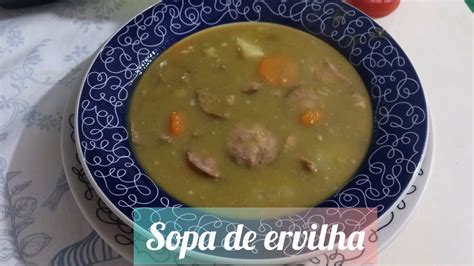 Sopa De Ervilha Na Panela De Press O El Trica Youtube