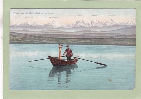 Lac de Neuchâtel et les Alpes 1911 Kaufen auf Ricardo