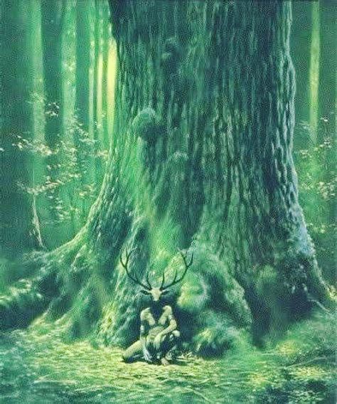 Shaman Tree Celtic Gods Cernunnos Celtic