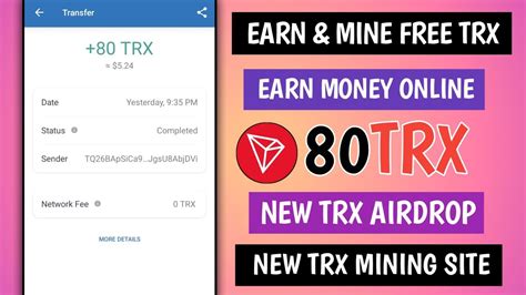 💸💰 New Trx Mining Website Earn Free Trx Tron Mining Earn And Mine